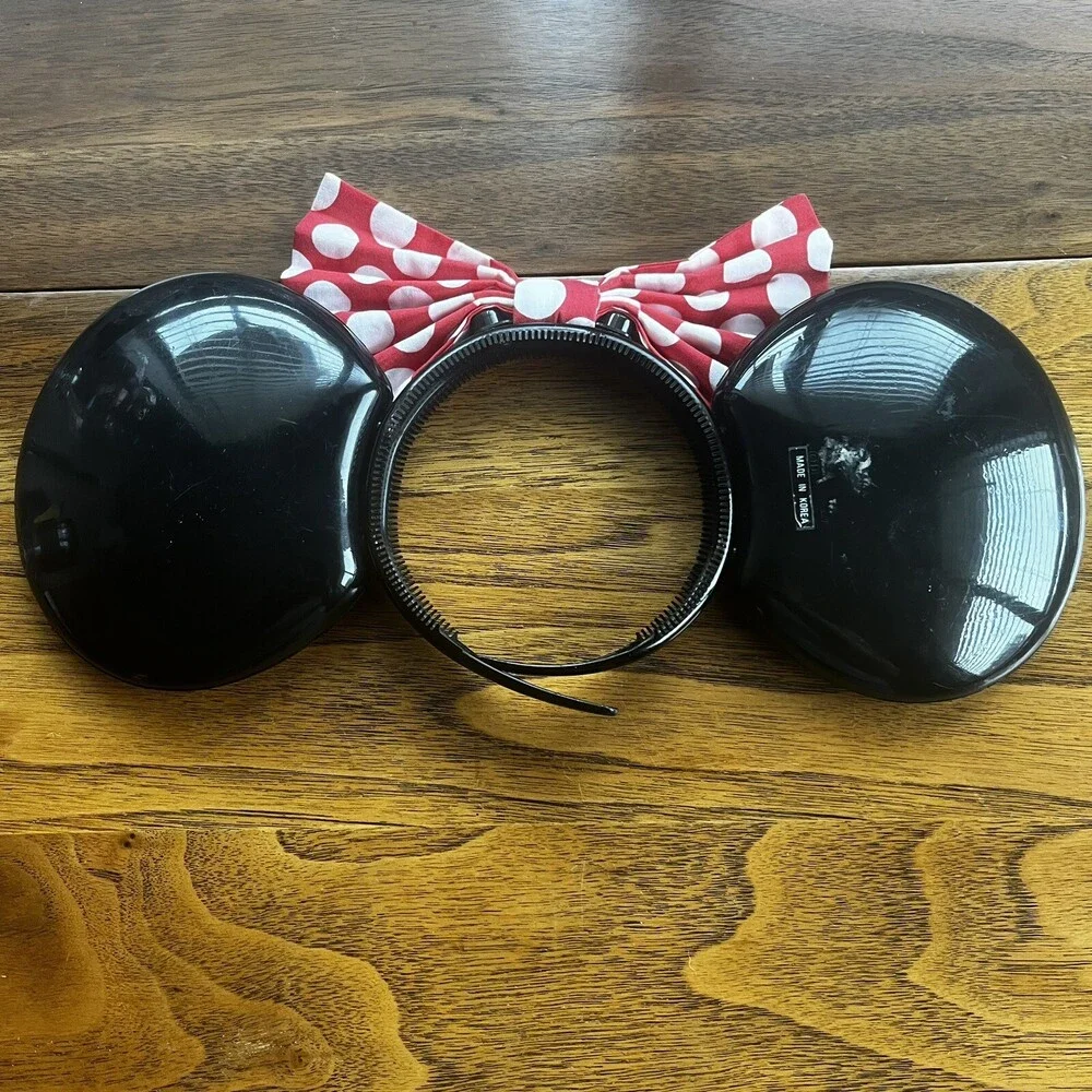 Vtg Disney Minnie Mouse Ears Headband Costume‎ Halloween Classic